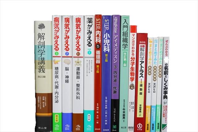 医学書･医学専門書、解剖学の教科書・専門書の買取