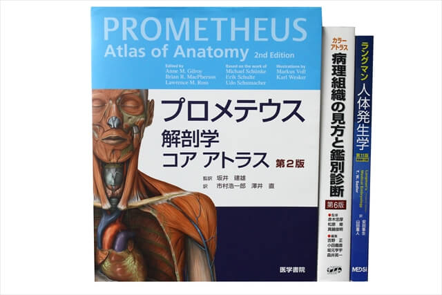 医学書･医学専門書、解剖学の教科書・専門書の買取