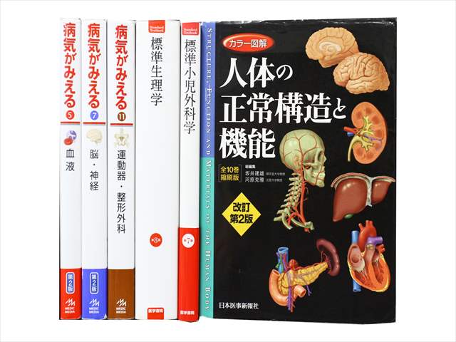 医学書･医学専門書、解剖学の教科書・専門書の買取