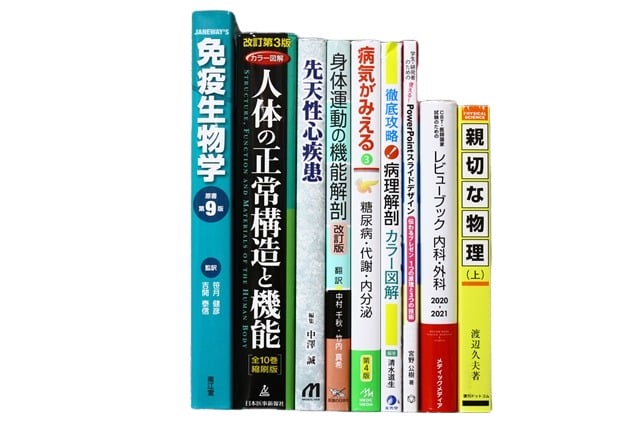 医学書・医学専門書、解剖学の教科書・専門書等の買取
