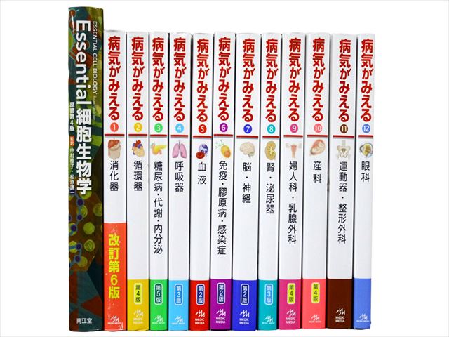 医学書・医学専門書、生物学の教科書・専門書等の買取