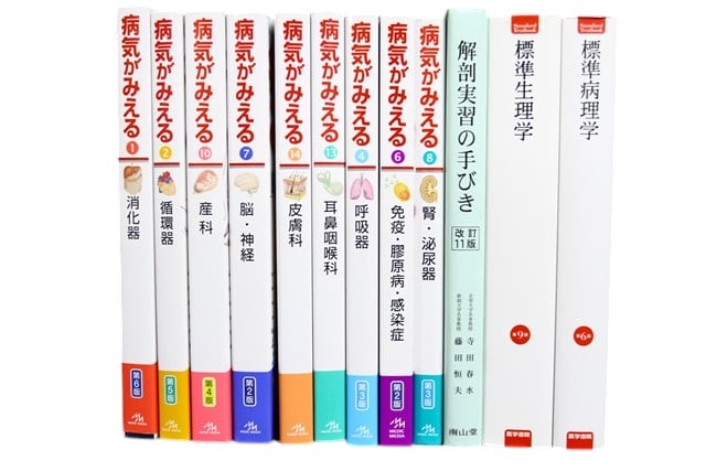 医学書・医学専門書、解剖学の教科書・専門書等の買取