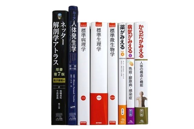 医学書・医学専門書、解剖学の教科書・専門書等の買取